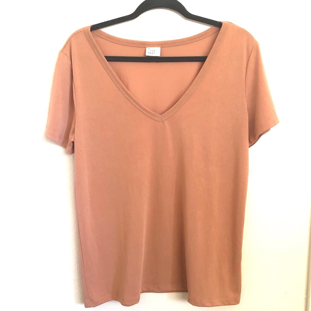 A New Day | Short Sleeve V Neck Top